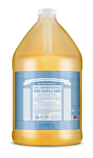 Baby Unscented - Pure-Castile Liquid Soap