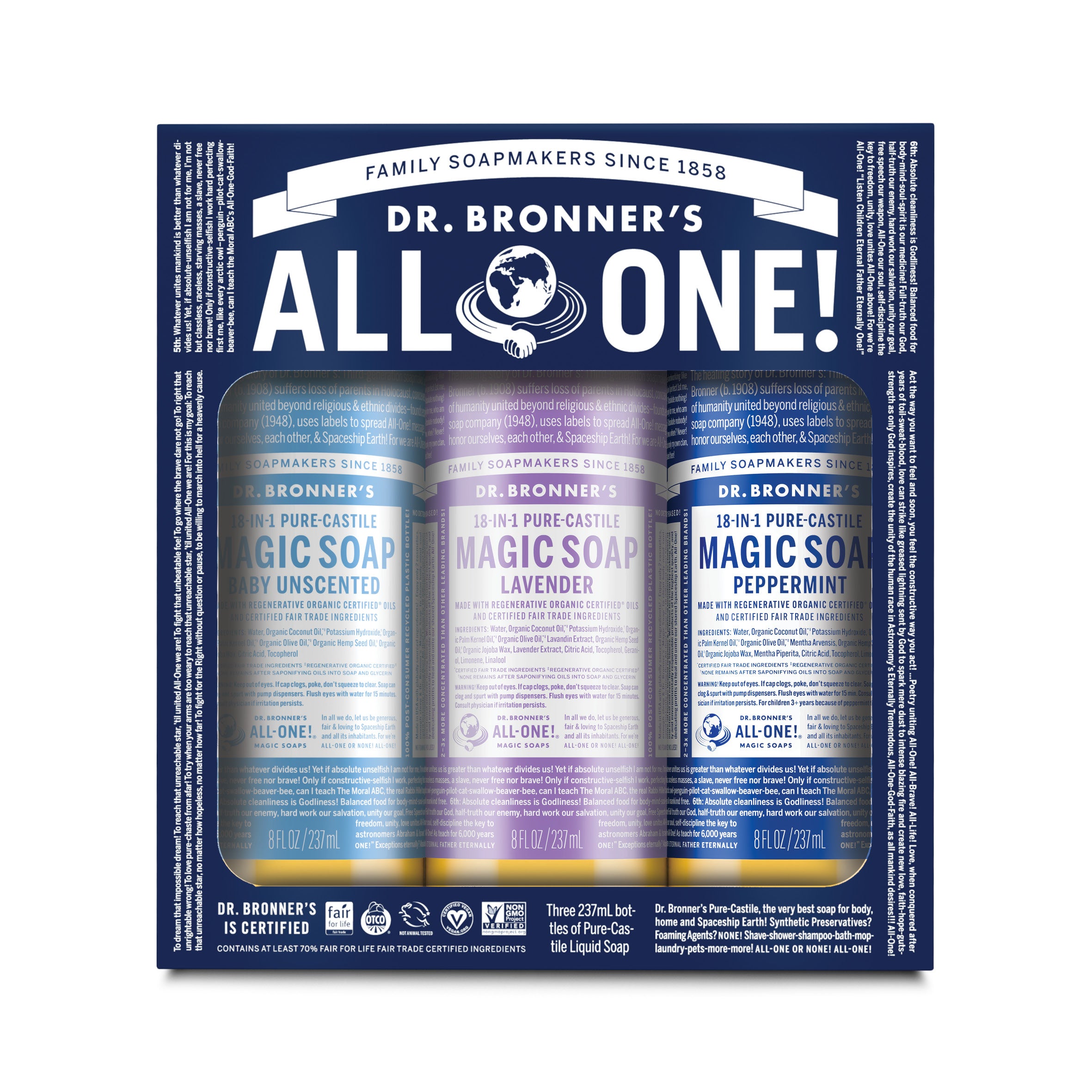 Cosmic Classics Castile Soap Gift Set | Dr. Bronner's Australia