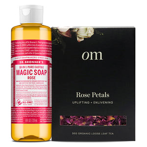 Bonus Gift - Rose Pure-Castile Magic Soap 237mL & Organic Merchant Rose Petals 30g