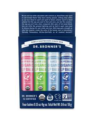 Dr. Bronner's Lip Balm 4 pack