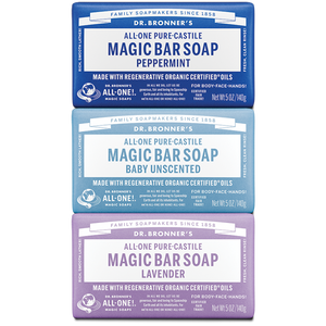 BONUS GIFT - Pure-Castile Bar Soap Gift - 3 Pack