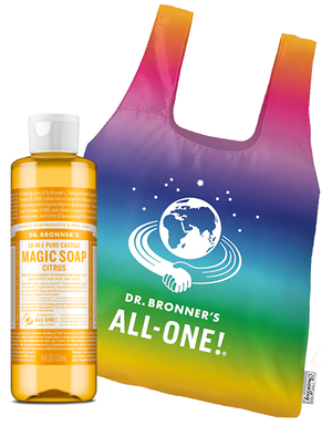 Reusable Shopper and 237mL Pure-Castile Liquid Soap Gift