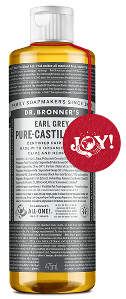 Earl Grey Limited Edition - Pure-Castile Liquid Soap