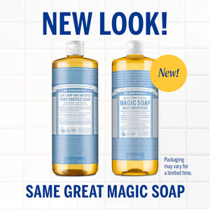 Baby Unscented - Pure-Castile Liquid Soap