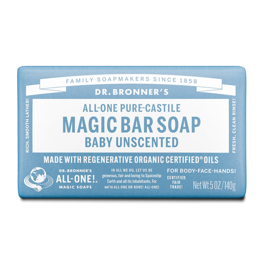 Baby Unscented - Pure-Castile Magic Bar Soap