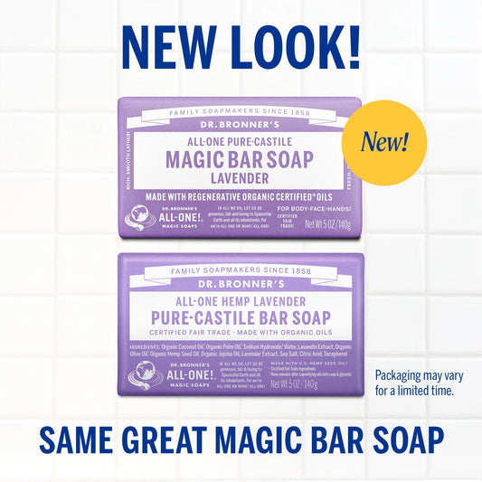 Lavender - Pure-Castile Magic Bar Soap