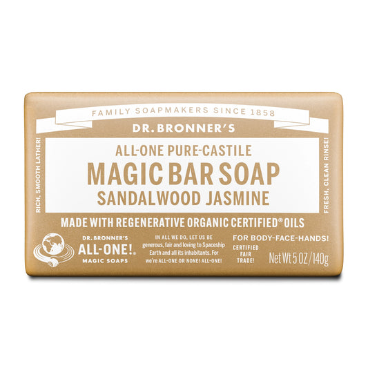 Sandalwood Jasmine - Pure-Castile Magic Bar Soap