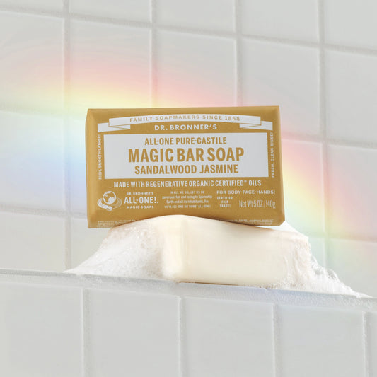 Sandalwood Jasmine - Pure-Castile Magic Bar Soap