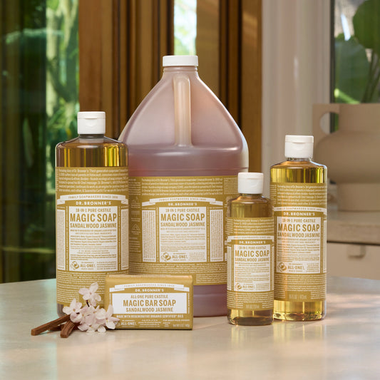 Sandalwood Jasmine - Pure-Castile Magic Bar Soap