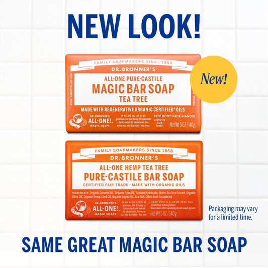 Tea Tree - Pure-Castile Magic Bar Soap