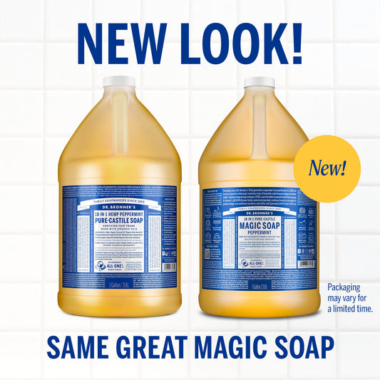 Peppermint - Pure-Castile Magic Soap