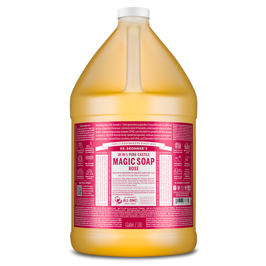 PURE-CASTILE LIQUID SOAP Rose [3.78l]