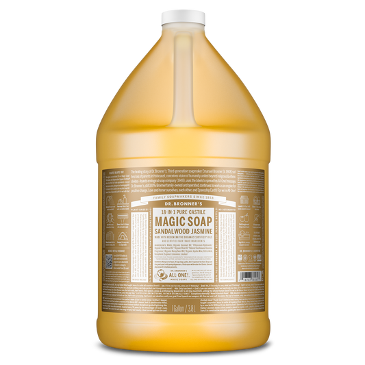 PURE-CASTILE LIQUID SOAP Sandalwood Jasmine [3.78l]