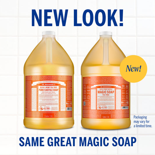 PURE-CASTILE LIQUID SOAP Tea Tree [3.78l]