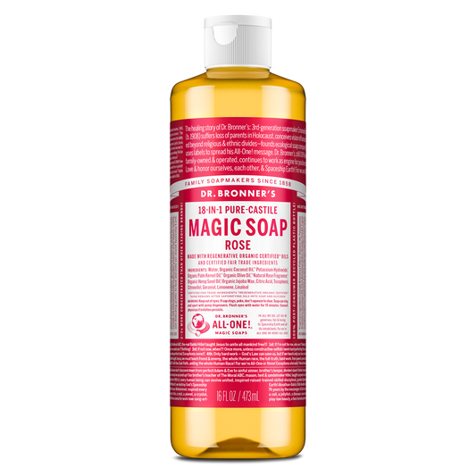 PURE-CASTILE LIQUID SOAP Rose [473ml]