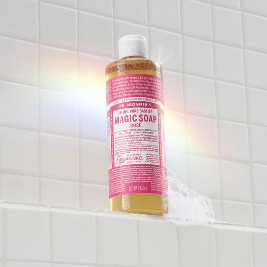 PURE-CASTILE LIQUID SOAP Rose [473ml]