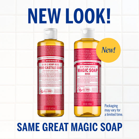 PURE-CASTILE LIQUID SOAP Rose [473ml]