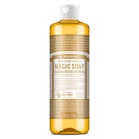 PURE-CASTILE LIQUID SOAP Sandalwood Jasmine [473ml]