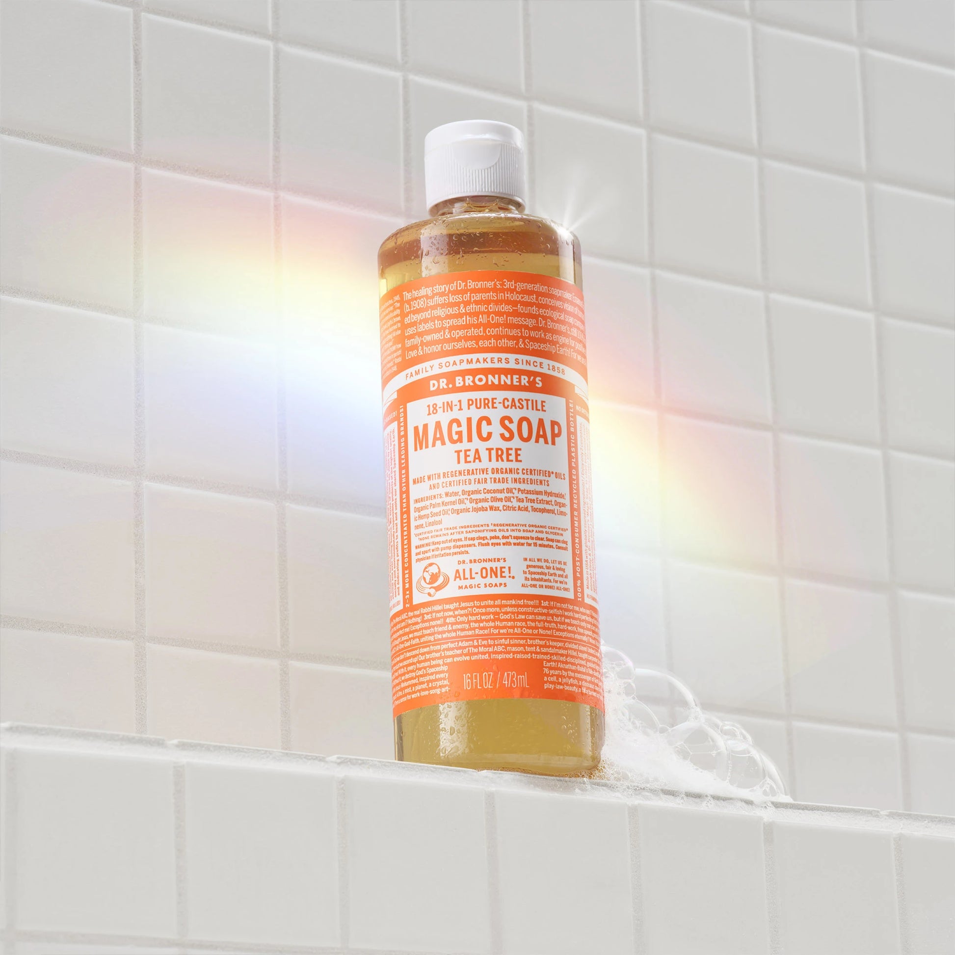 PURE-CASTILE LIQUID SOAP Tea Tree [473ml]