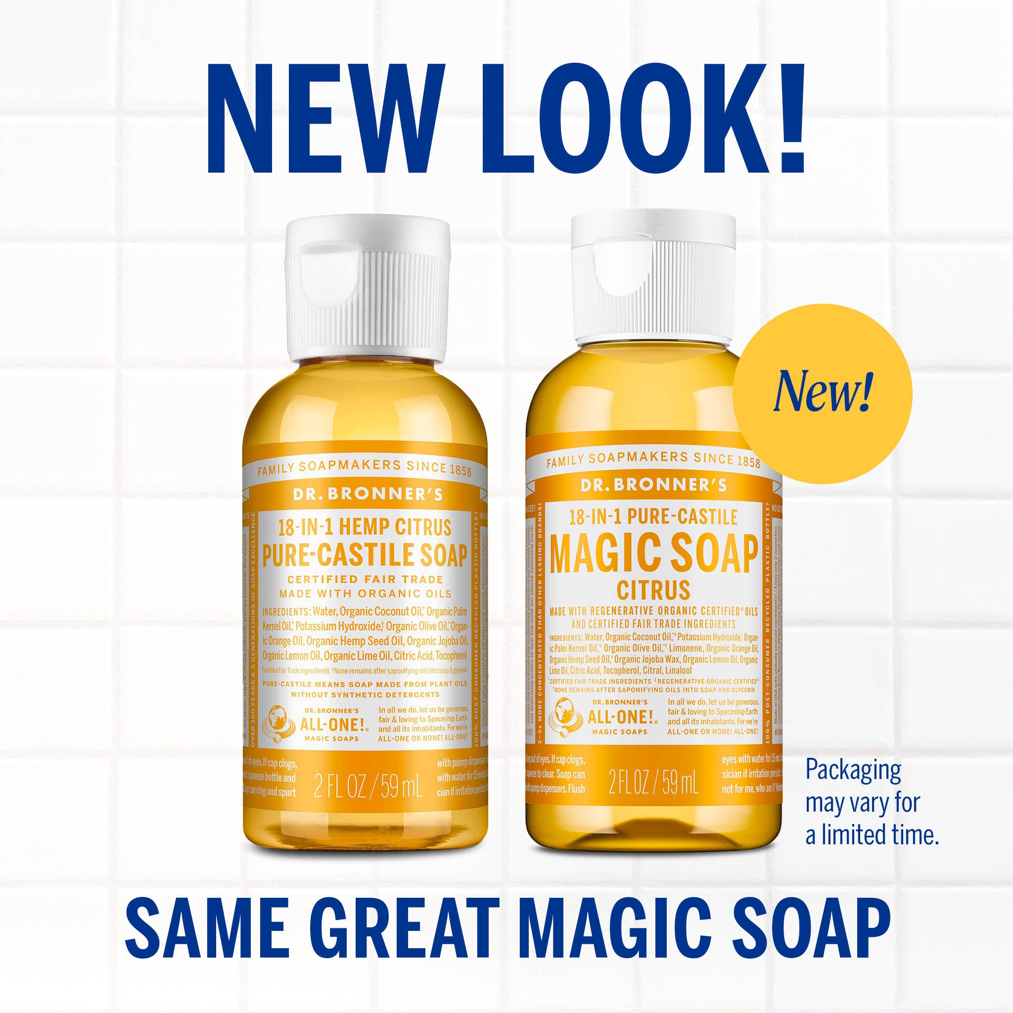 Citrus Pure-Castile Liquid Soap | Dr. Bronner's Australia