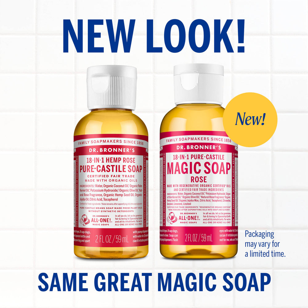 PURE-CASTILE LIQUID SOAP Rose [59ml]