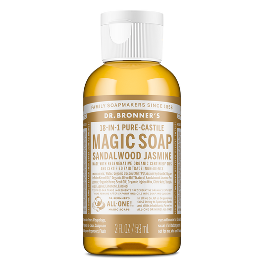 PURE-CASTILE LIQUID SOAP Sandalwood Jasmine [59ml]
