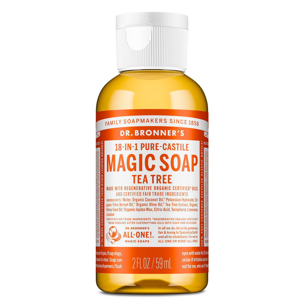 PURE-CASTILE LIQUID SOAP Tea Tree [59ml]
