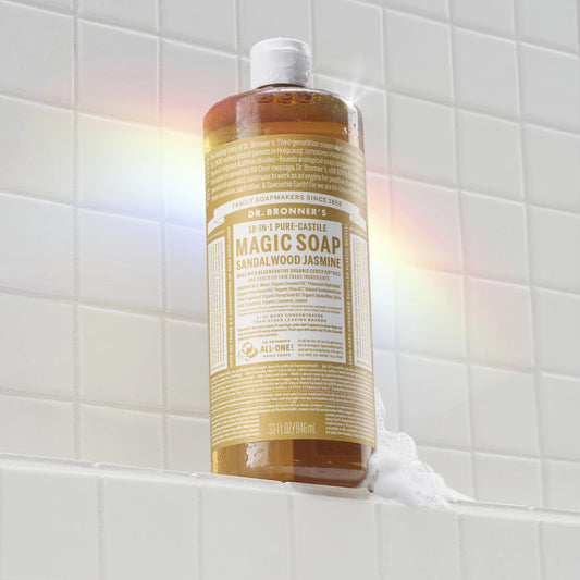 PURE-CASTILE LIQUID SOAP Sandalwood Jasmine [946ml]