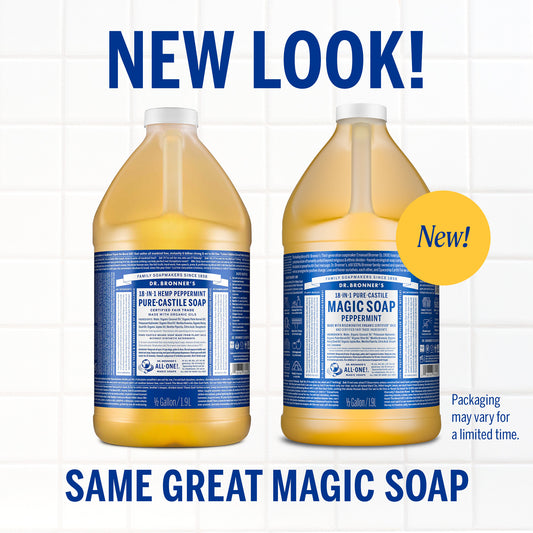 Peppermint - Pure-Castile Magic Soap
