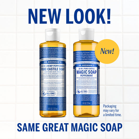 Peppermint - Pure-Castile Magic Soap