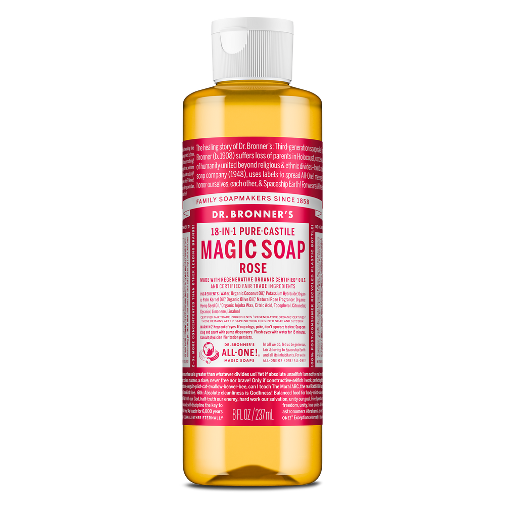 PURE-CASTILE LIQUID SOAP Rose [237ml]