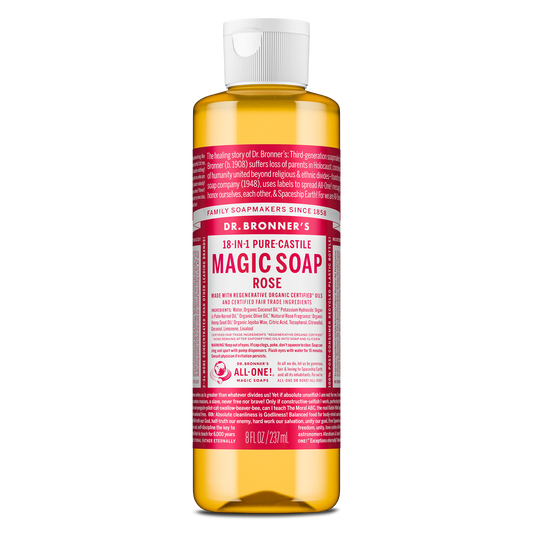 PURE-CASTILE LIQUID SOAP Rose [237ml]