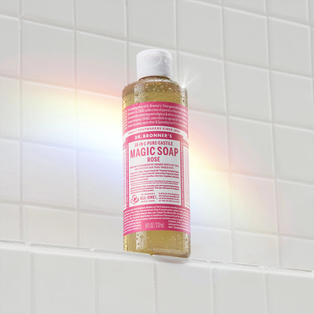 PURE-CASTILE LIQUID SOAP Rose [237ml]