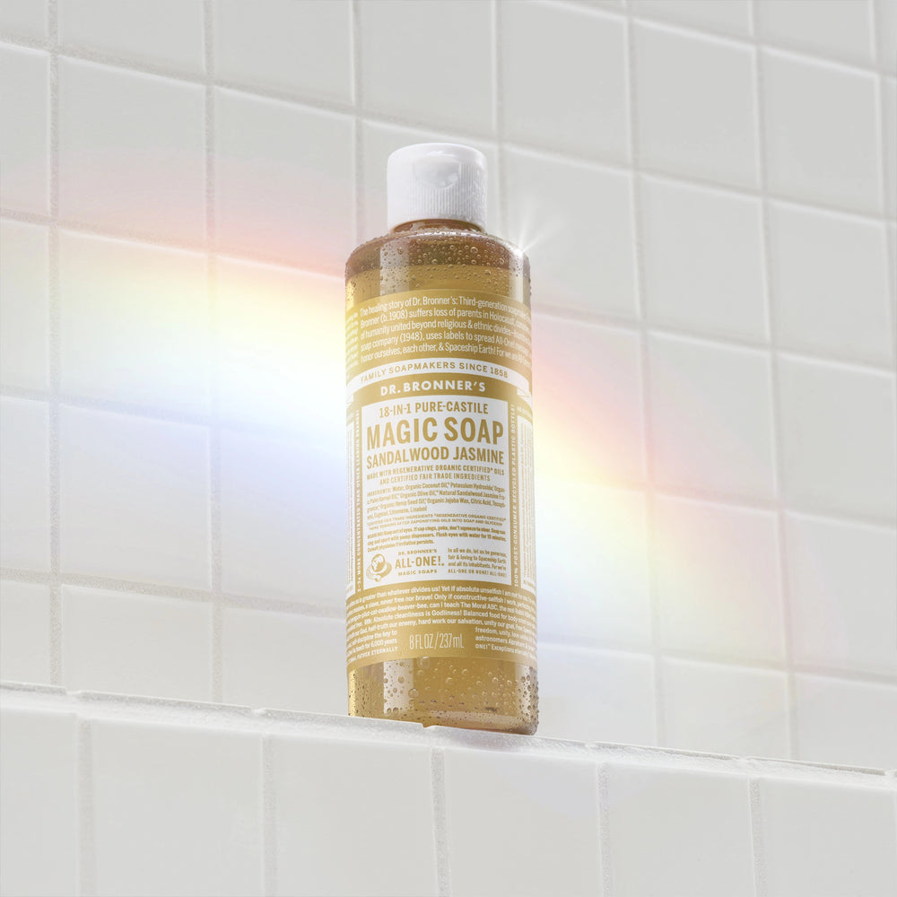 PURE-CASTILE LIQUID SOAP Sandalwood Jasmine [237ml]