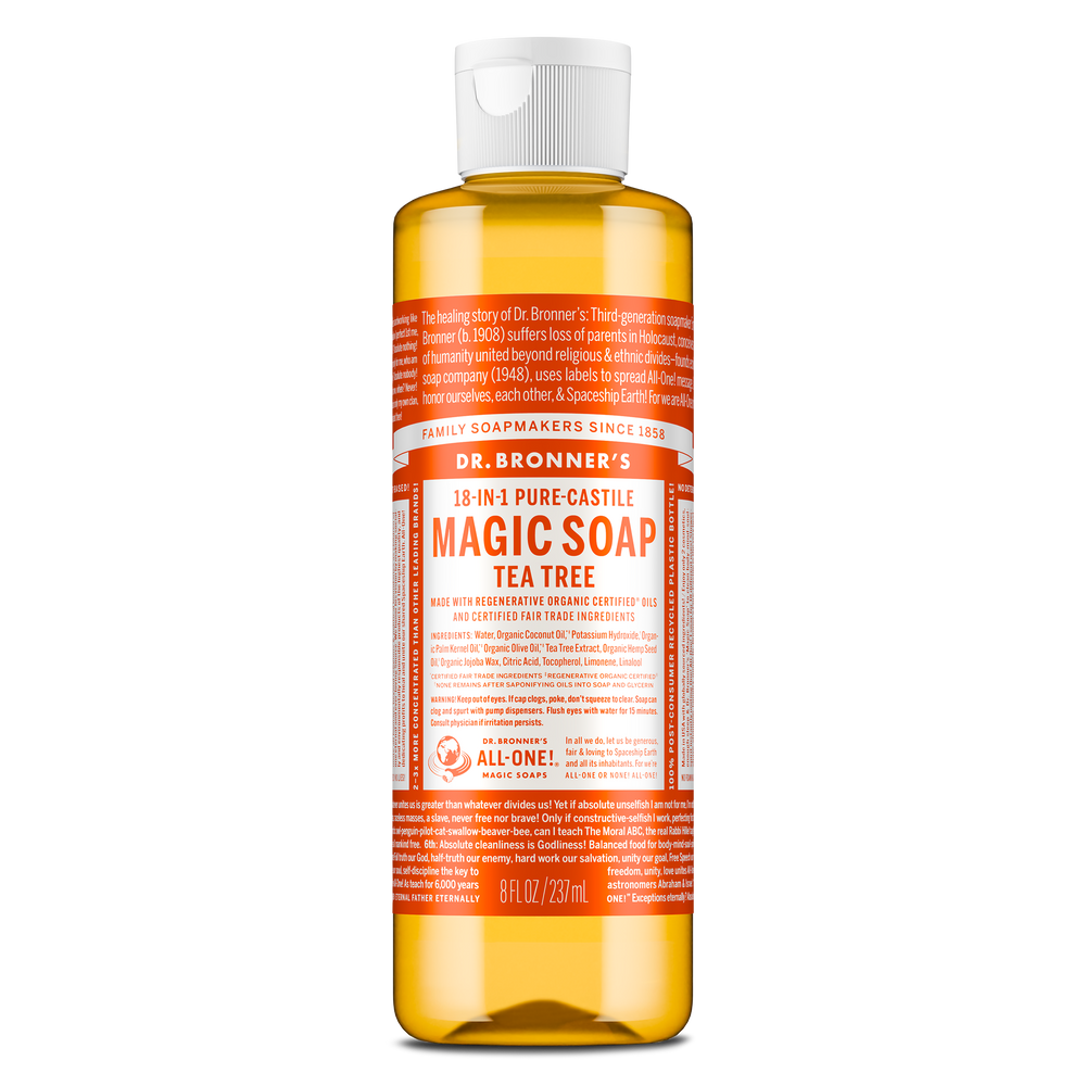 PURE-CASTILE LIQUID SOAP Tea Tree [237ml]