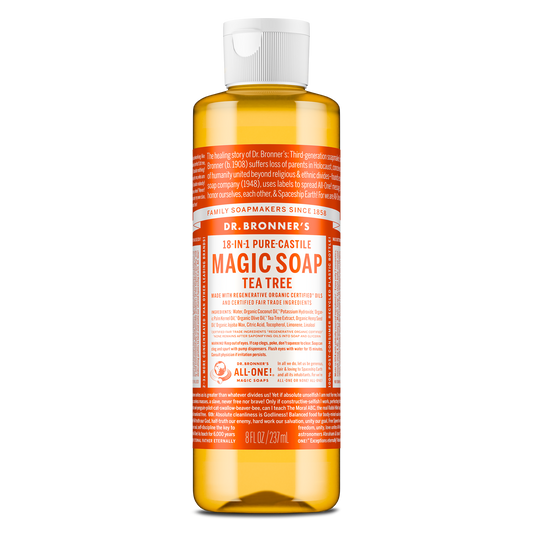 PURE-CASTILE LIQUID SOAP Tea Tree [237ml]