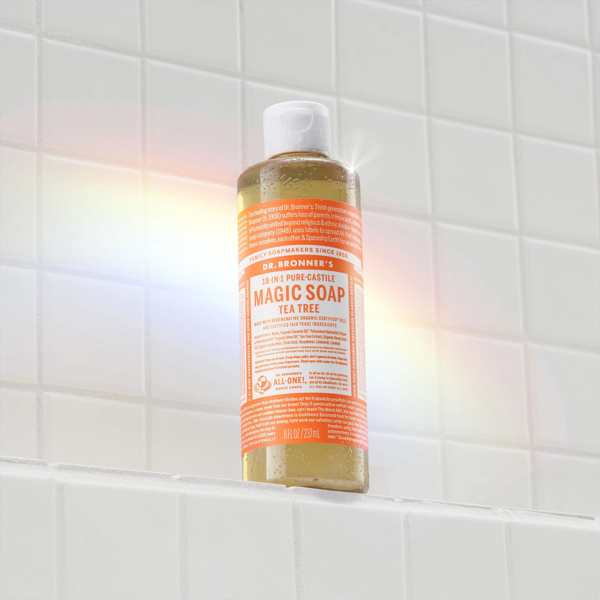 PURE-CASTILE LIQUID SOAP Tea Tree [237ml]