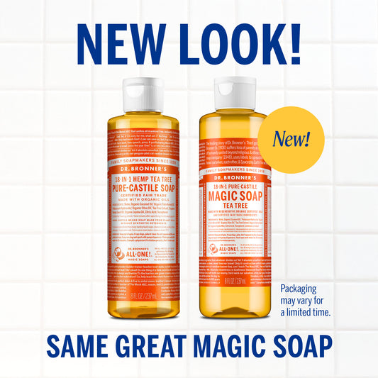 PURE-CASTILE LIQUID SOAP Tea Tree [237ml]