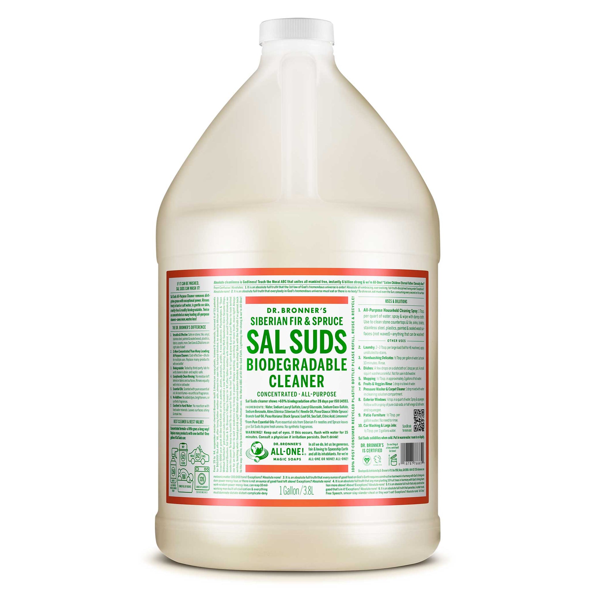 SAL SUDS BIODEGRADABLE CLEANER [3.8l]