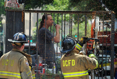 2010 to 2013 - David Bronner arrested outside DEA headquarters for planting hemp seeds, and again for harvesting hemp plants in a cage in front of the White House.

September 2013, Dr. Bronner’s staff celebrates with farmer Ryan Loflin as he harvests first American commercial hemp crop in over sixty years.