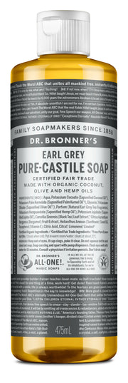 Earl Grey Limited Edition - Pure-Castile Liquid Soap