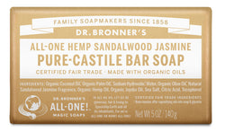 Sandalwood Jasmine - Pure-Castile Bar Soap