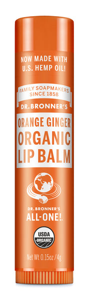 Dr. Bronner's Orange Ginger Lip Balm