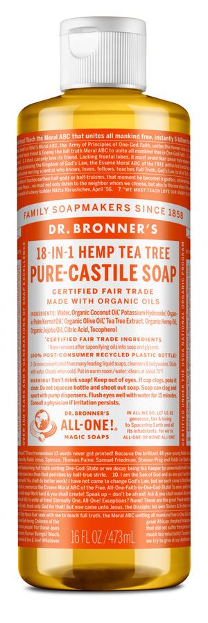 Dr. Bronner's Tea Tree Liquid Soap
