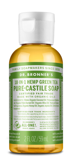 Dr. Bronner's Green Tea Liquid Soap 
