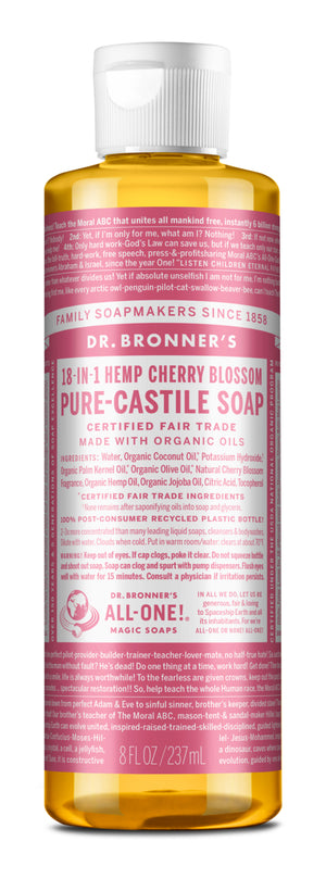 Dr. Bronner's Cherry Blossom Liquid Soap
