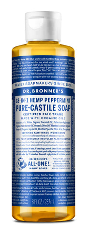 Peppermint - Pure-Castile Liquid Soap