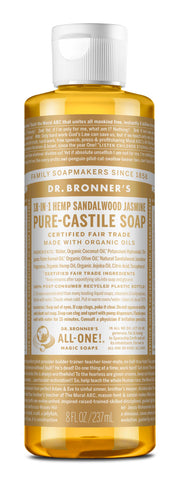 Sandalwood Jasmine - Pure-Castile Liquid Soap