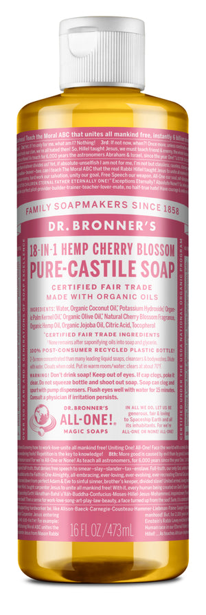 Dr. Bronner's Cherry Blossom Liquid Soap