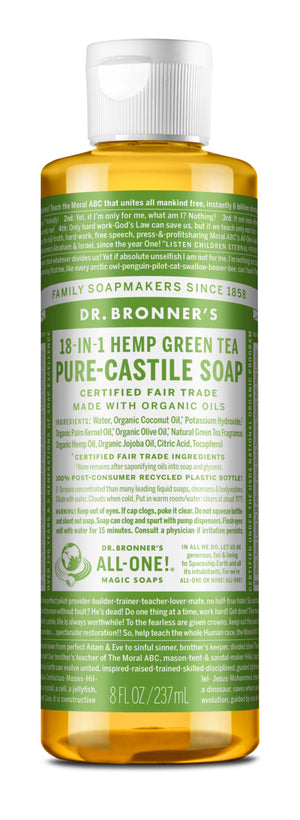 Green Tea - Pure-Castile Liquid Soap